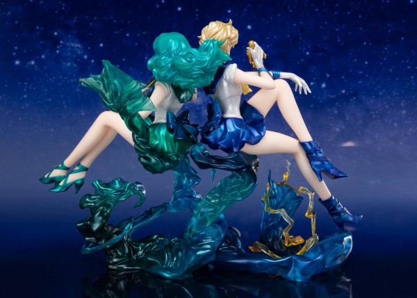 Sailor Moon FiguartsZERO Chouette PVC Statue Sailor Neptun & Sailor Uranus Web Exclusive Set
